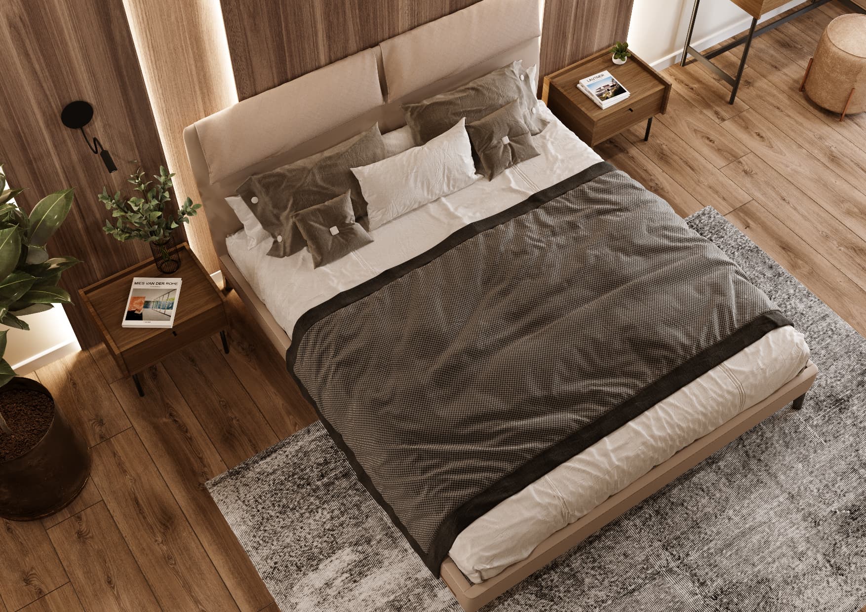 Interior visualization — living space