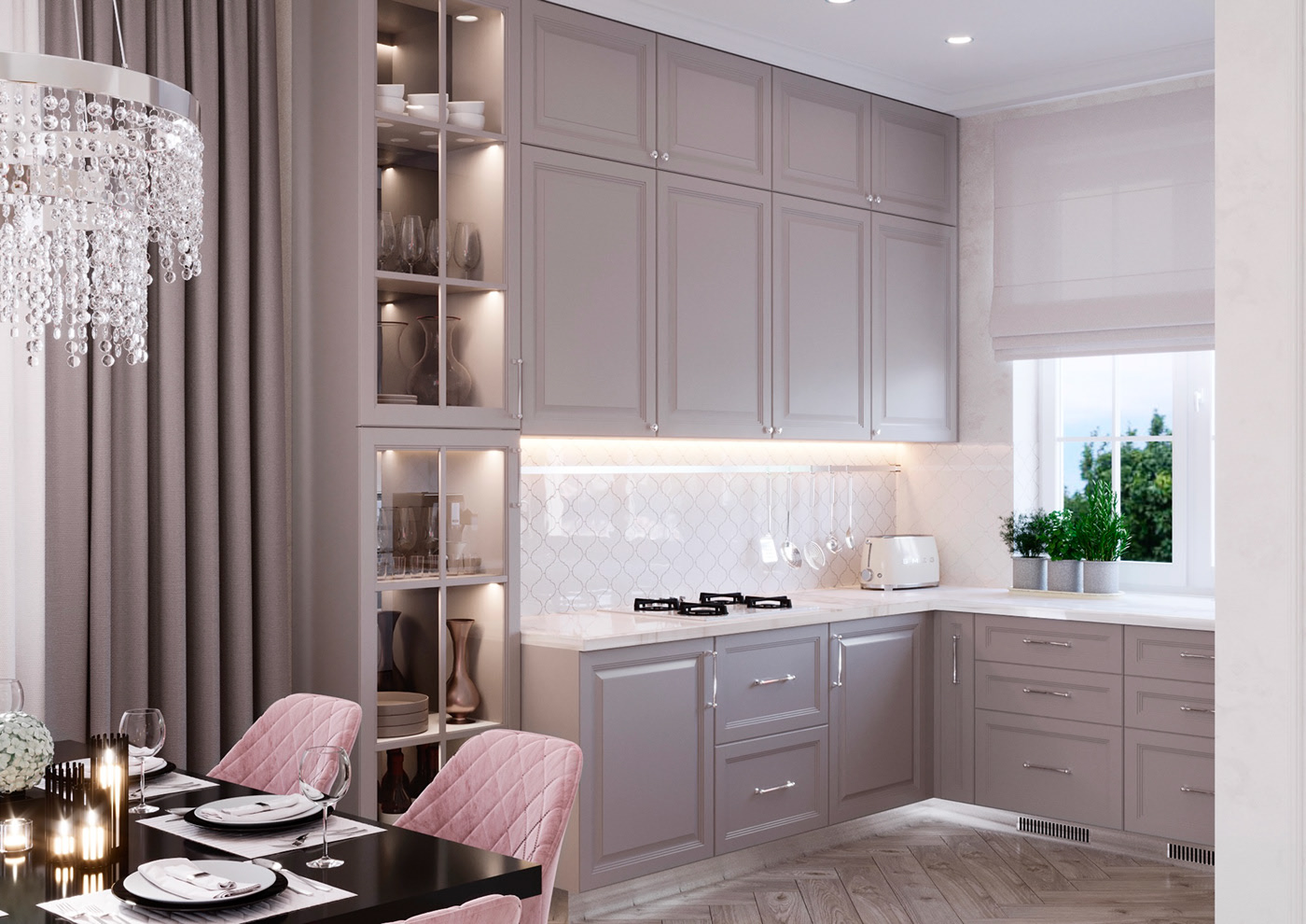 House design in classic style