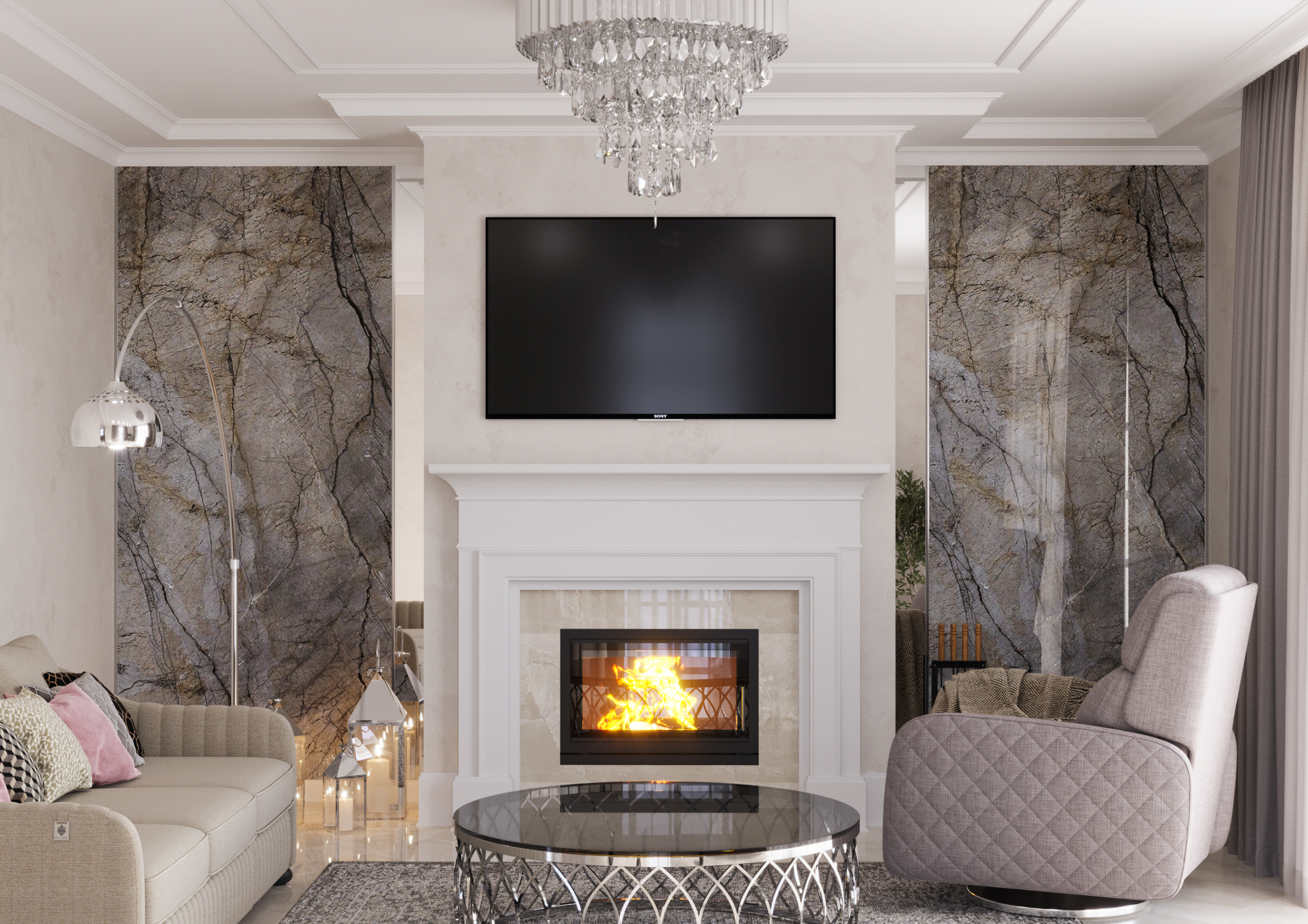 House design in classic style