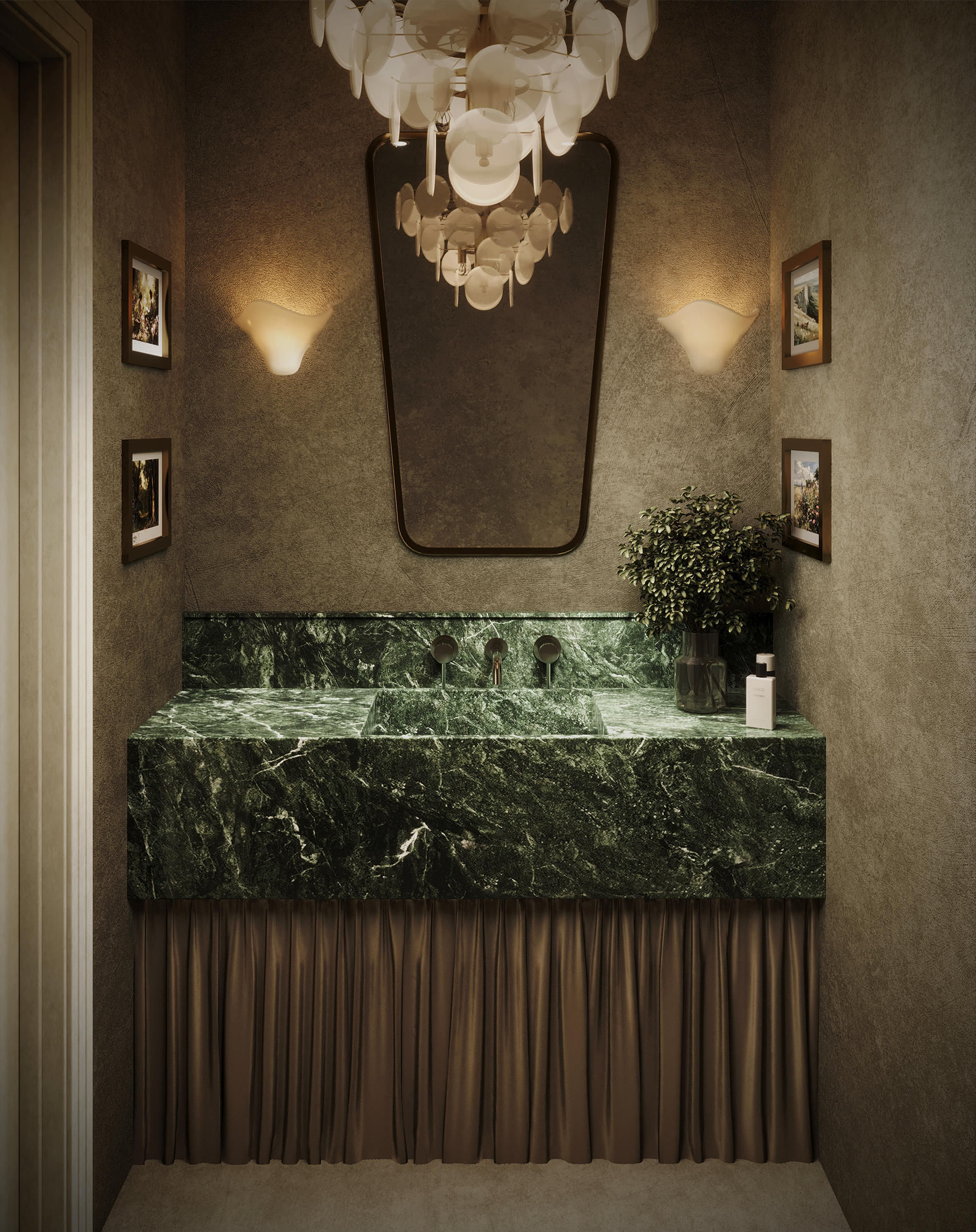 Vintage-style bathroom