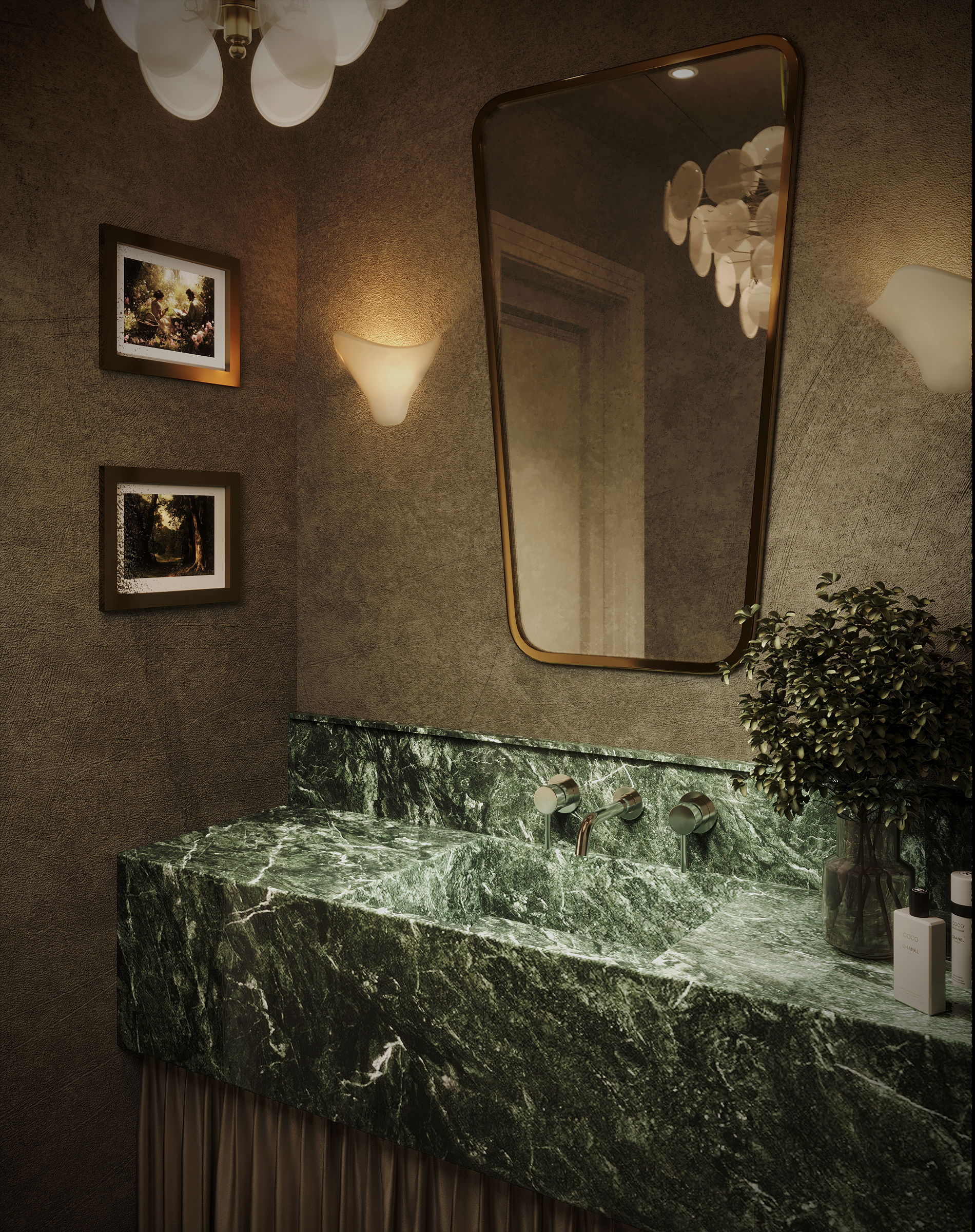 Vintage-style bathroom