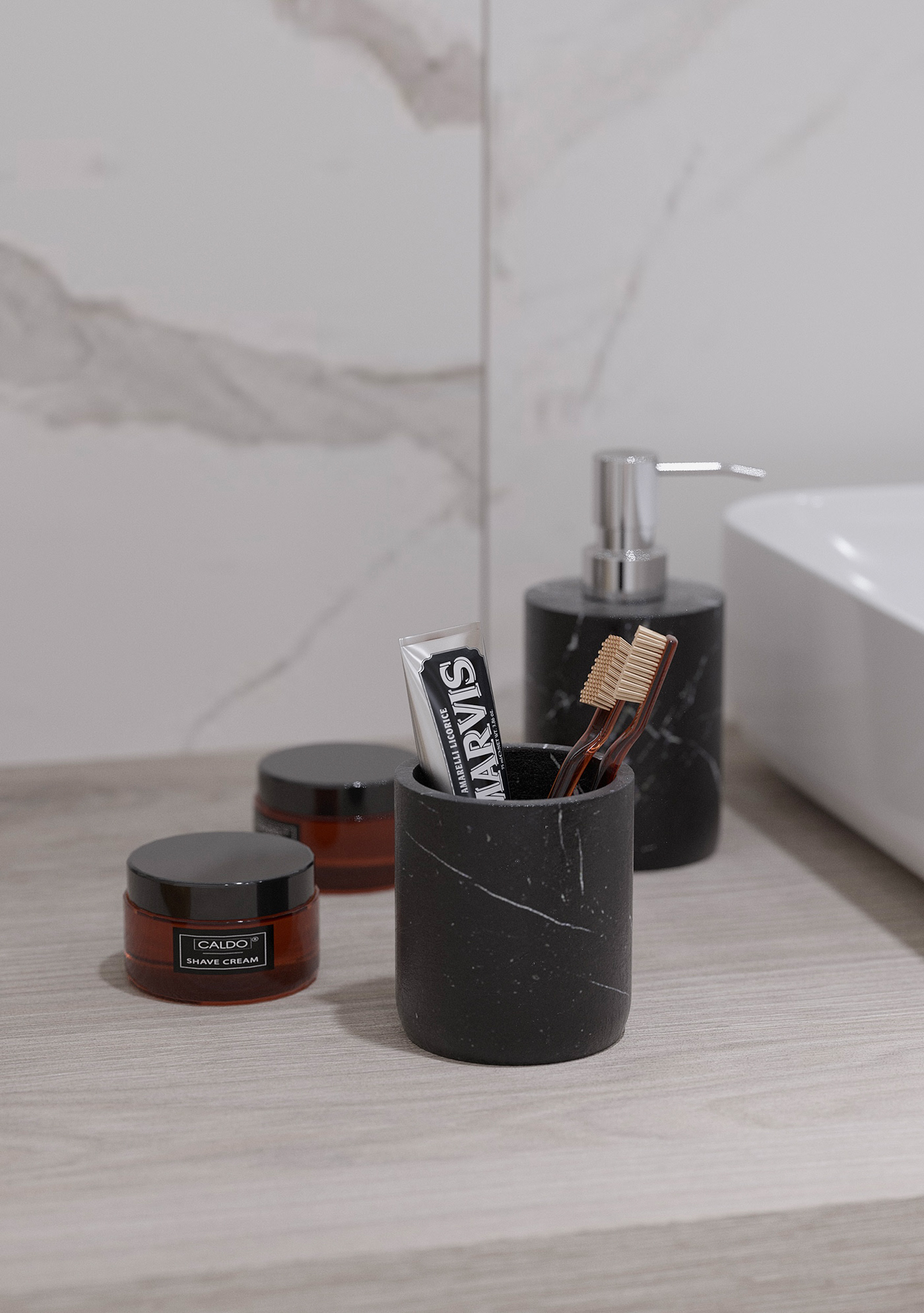 Modern-style bathroom