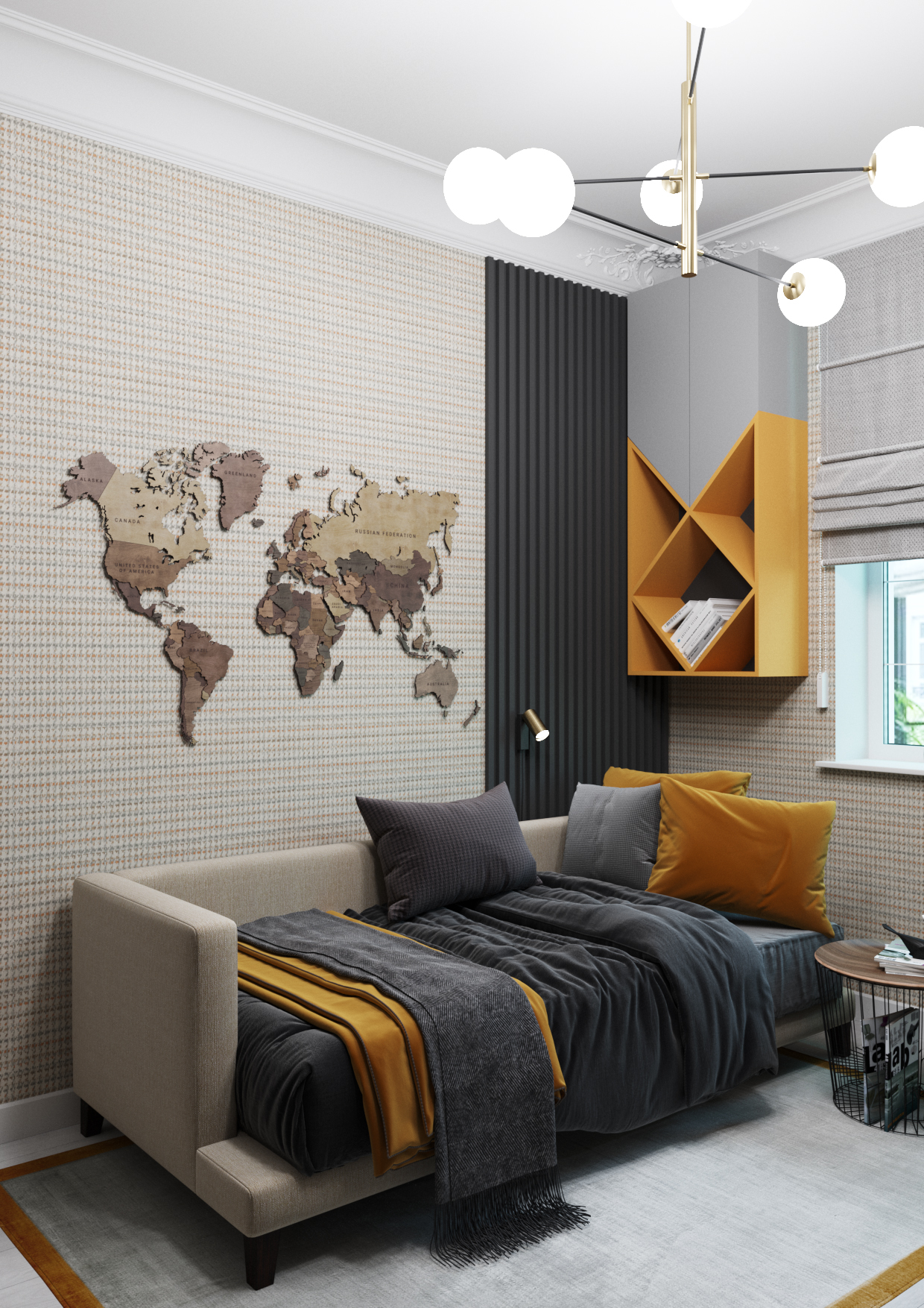 Children's room for a boy